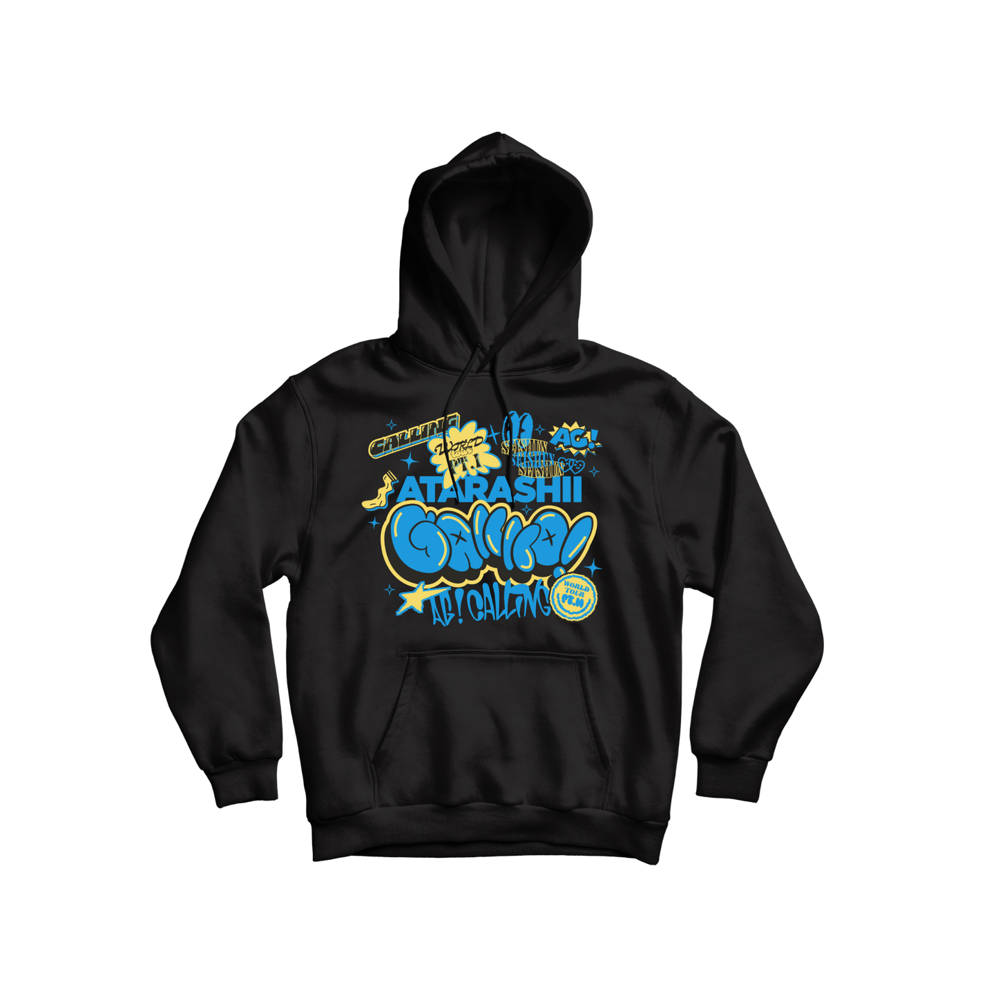 AG! Calling Blue & Black Tour Dates Hoodie